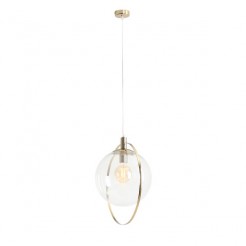 Lampa wisząca Aldex gold transparent 1065G30 