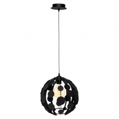 Lampa wisząca Milagro BLACK/WOOD  MLP6326