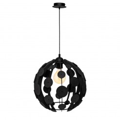 Lampa wisząca Milagro BLACK/WOOD  MLP6325