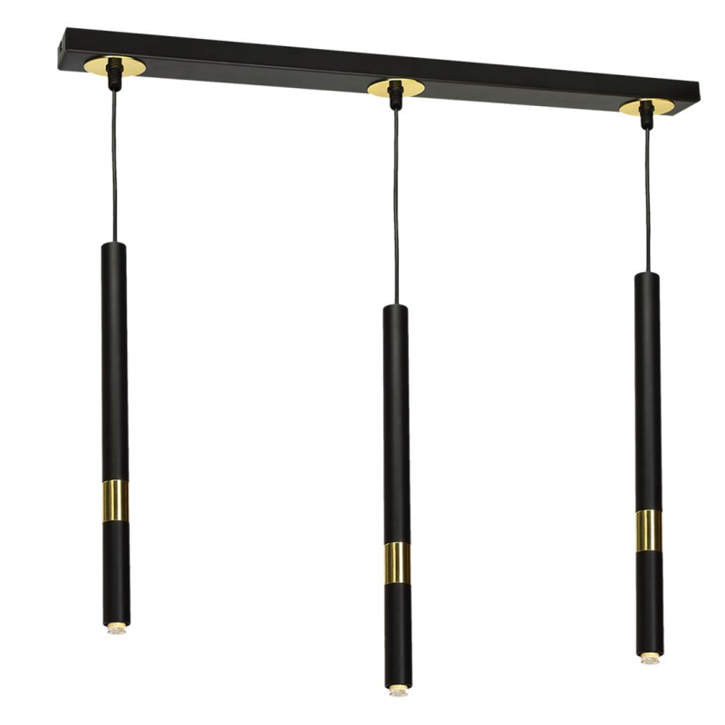 Lampa wisząca Milagro BLACK/GOLD  MLP6334