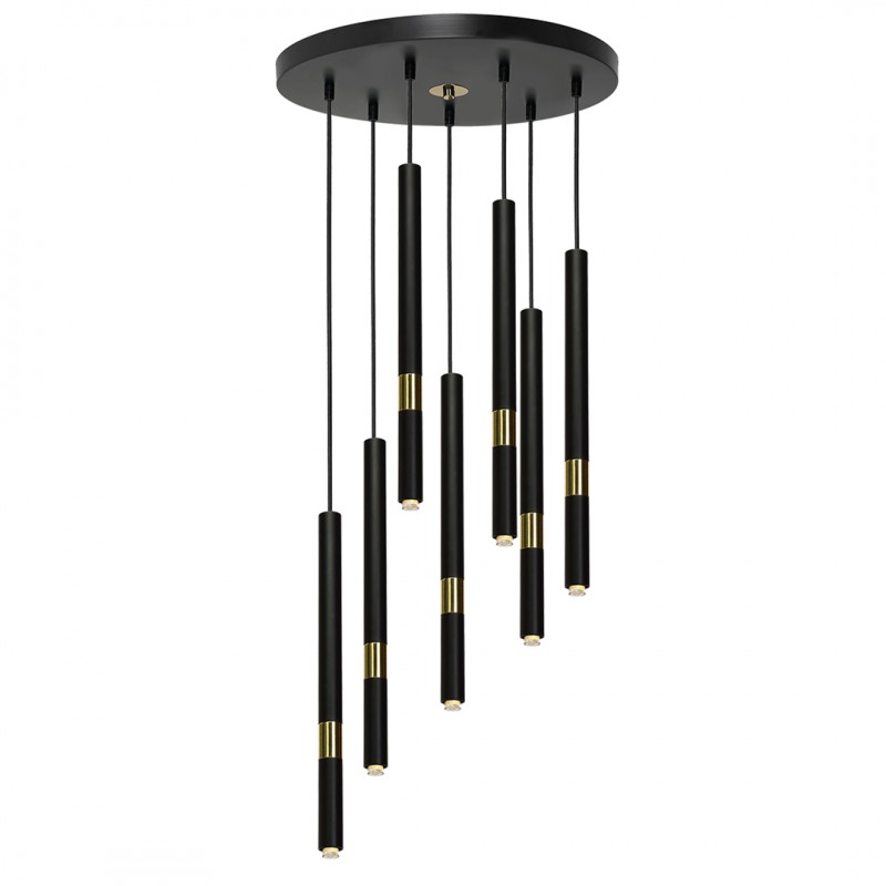 Lampa wisząca Milagro BLACK/GOLD MLP6385