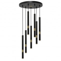 Lampa wisząca Milagro BLACK/GOLD MLP6385