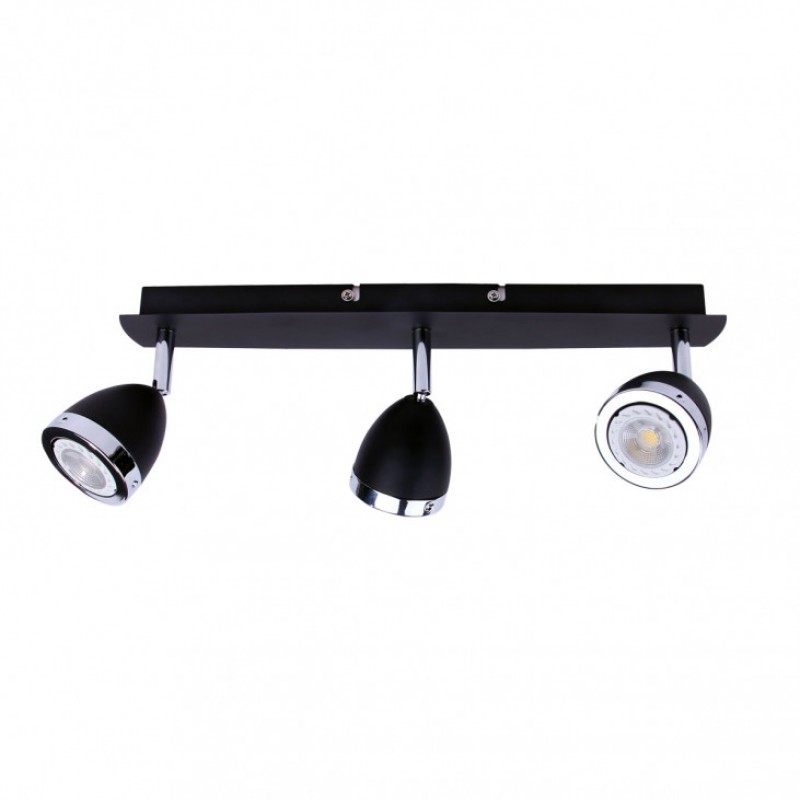 Spot/reflektorek Italux BLACK SPL-9372-3A BL