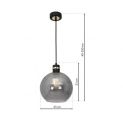 Lampa wisząca Milagro BLACK/GOLD  MLP65300