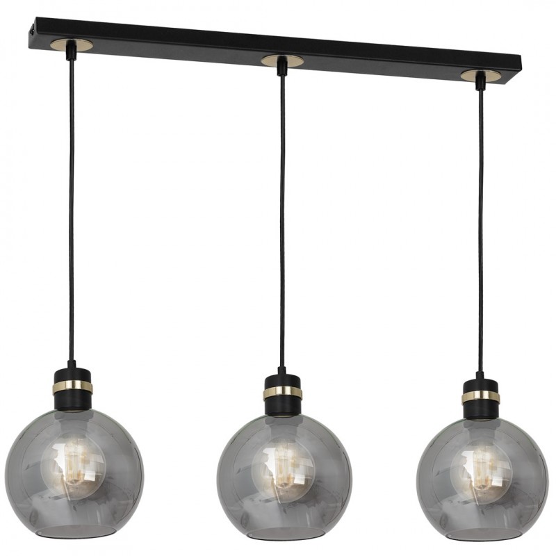 Lampa wisząca Milagro BLACK/GOLD MLP6531