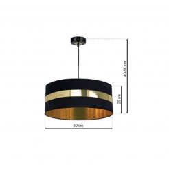 Lampa wisząca Milagro BLACK/GOLD  MLP6318