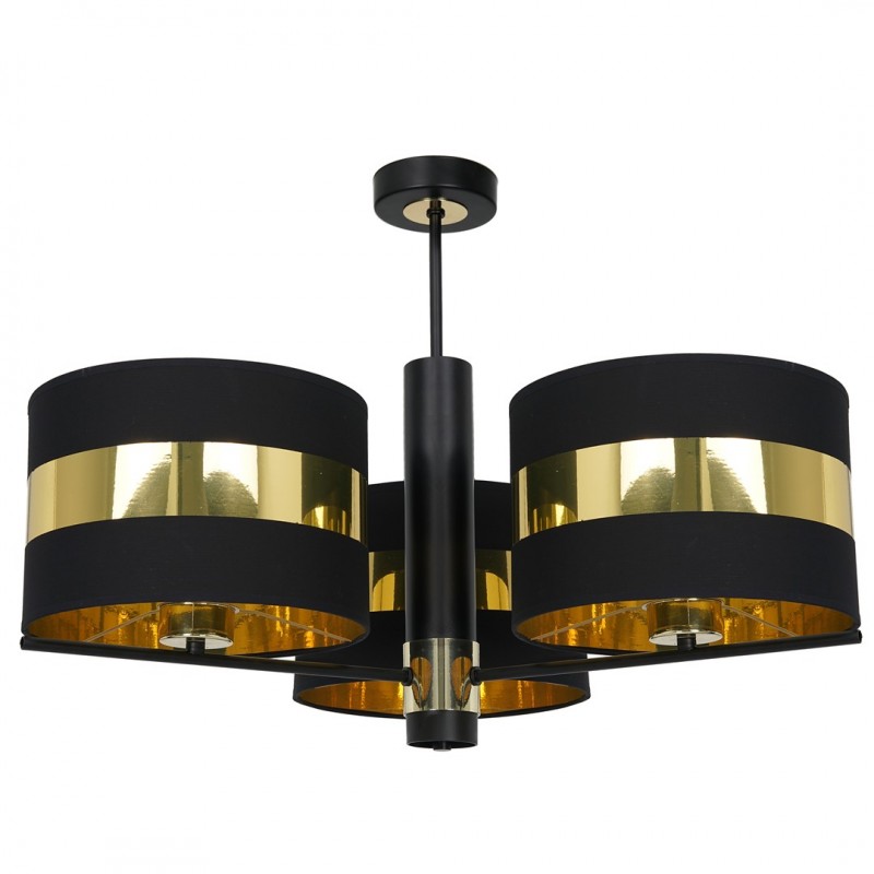 Żyrandol Milagro BLACK/GOLD MLP6321