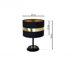 Lampka nocna/biurkowa/gabinet Milagro BLACK/GOLD MLP6322