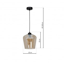 Lampa wisząca Milagro AMBER  MLP6607