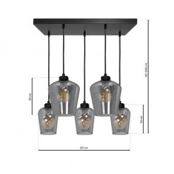 Lampa wisząca Milagro SMOKED MLP6616