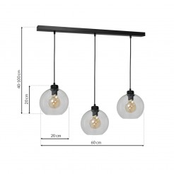 Lampa wisząca Milagro CLEAR MLP6579