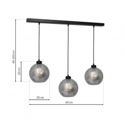 Lampa wisząca Milagro SMOKED MLP65800