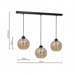 Lampa wisząca Milagro AMBER MLP6581