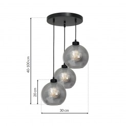 Lampa wisząca Milagro SMOKED MLP6583