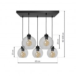 Lampa wisząca Milagro CLEAR MLP65900