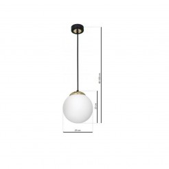 Lampa wisząca Milagro BLACK  MLP6495