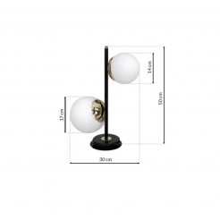 Lampka nocna/biurkowa/gabinet Milagro BLACK MLP6502 