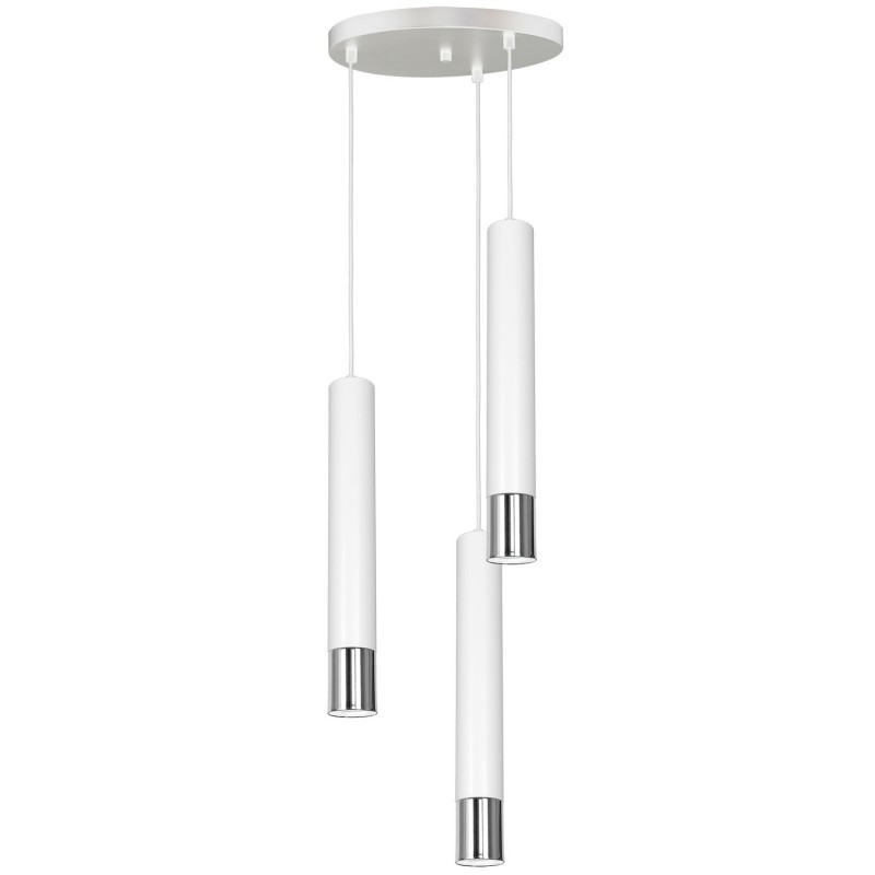 Lampa wisząca Luminex chrome/white 1055