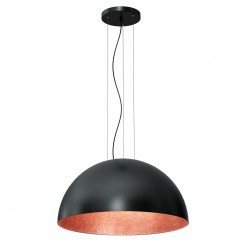 Lampa wisząca Luminex black/cooper 1628