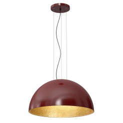 Lampa wisząca Luminex burgundy/gold 1692