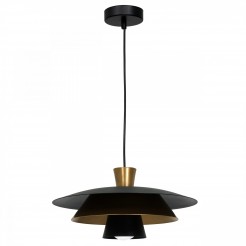 Lampa wisząca Luminex black/gold 3135