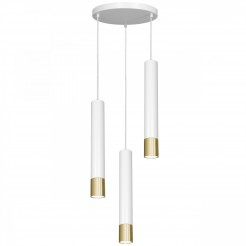 Lampa wisząca Luminex gold/white 1564