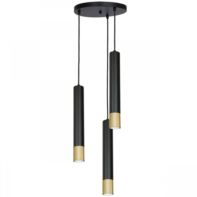 Lampa wisząca Luminex gold/black 1567