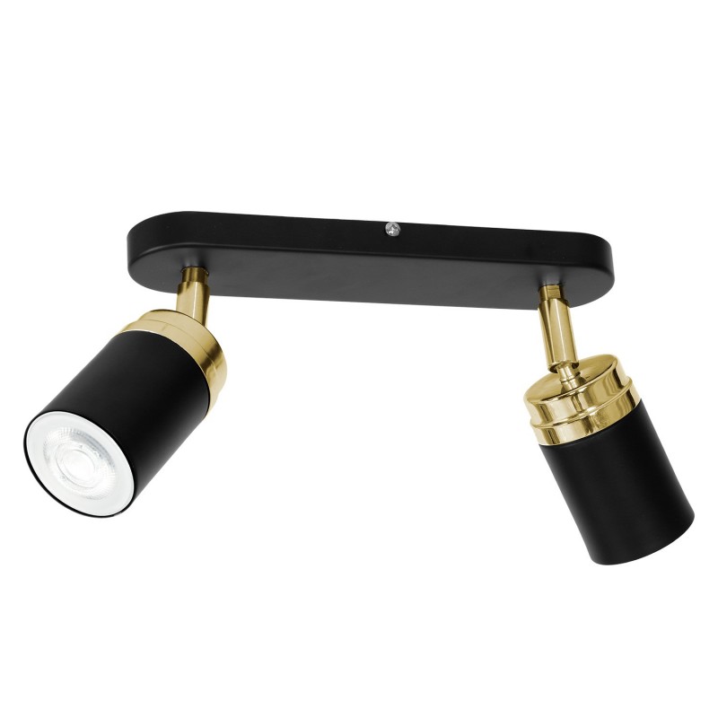 Plafon Luminex black/gold 5164