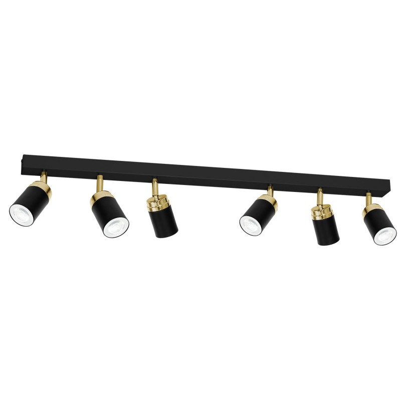 Plafon Luminex black/gold 5167