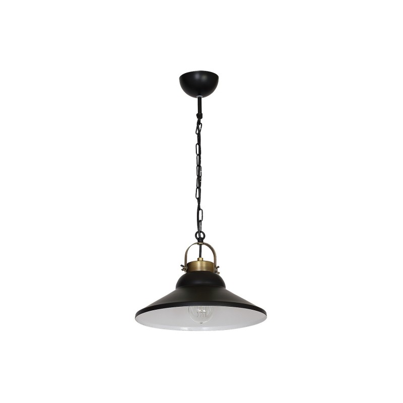 Lampa wisząca Luminex black/antic brass 6207