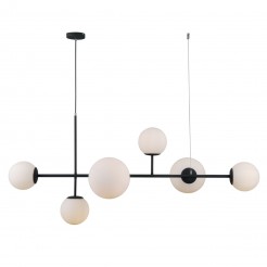 Żyrandol Italux black PND-31221-6A-SBL