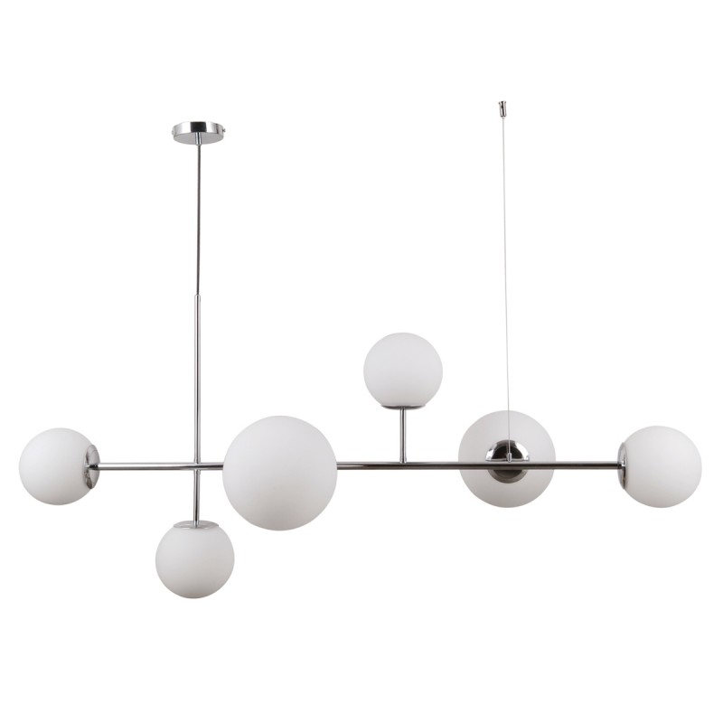 Żyrandol Italux chrom PND-31221-6B-CH