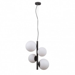 Żyrandol Italux black PND-44213-4A-SBL