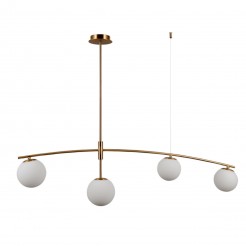 Żyrandol Italux gold PND-31322-4-HB