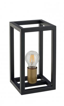 Lampka nocna/biurkowa/gabinet Sigma 50247 BLACK/GOLD