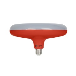 ŻARÓWKA UFO 15W LED CZERWONA+ KABEL W OPLOCIE EKZA1566