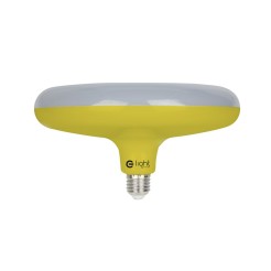 ŻARÓWKA UFO 15W LED ZÓŁTA + KABEL W OPLOCIE EKZA1559