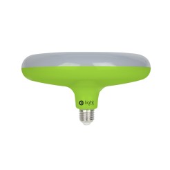 ŻARÓWKA UFO 15W LED ZIELONA + KABEL W OPLOCIE EKZA1573