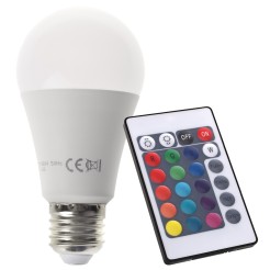 ŻARÓWKA LED 9W RGB + PILOT EK682