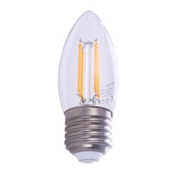 Żarówka Filamentowa LED 4W C37 E27 2700K EKZF003