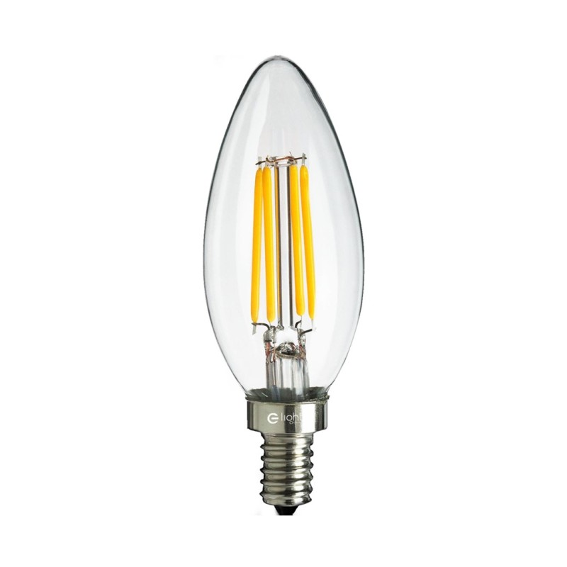 Żarówka Filamentowa LED 4W Świeczka E14 2700K EKZF990
