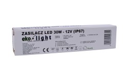 ZASILACZ LED 30W IP67 EKZAS755