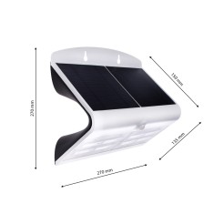 Lampka Solarna Butterfly Biała 6,8W EKO3997