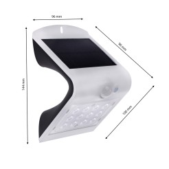 Lampka Solarna Butterfly Biała 1,5W EKO8817