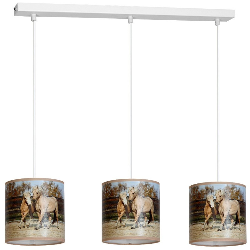 Lampa Wisząca HORSES 3xE27 MLP848