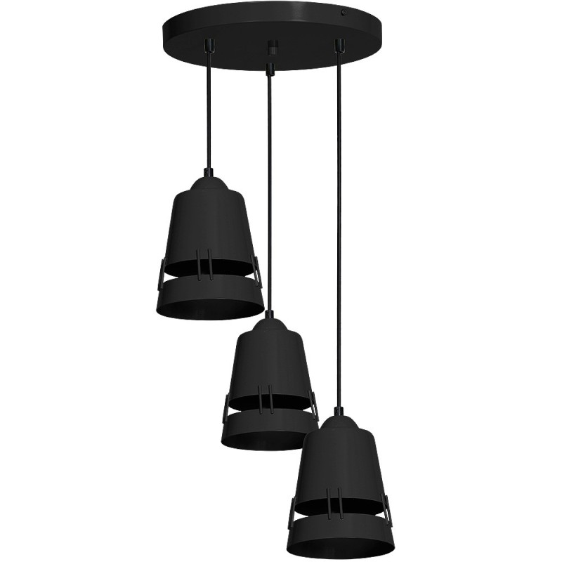 Lampa Wisząca APOLLO BLACK 3xE27 MLP780