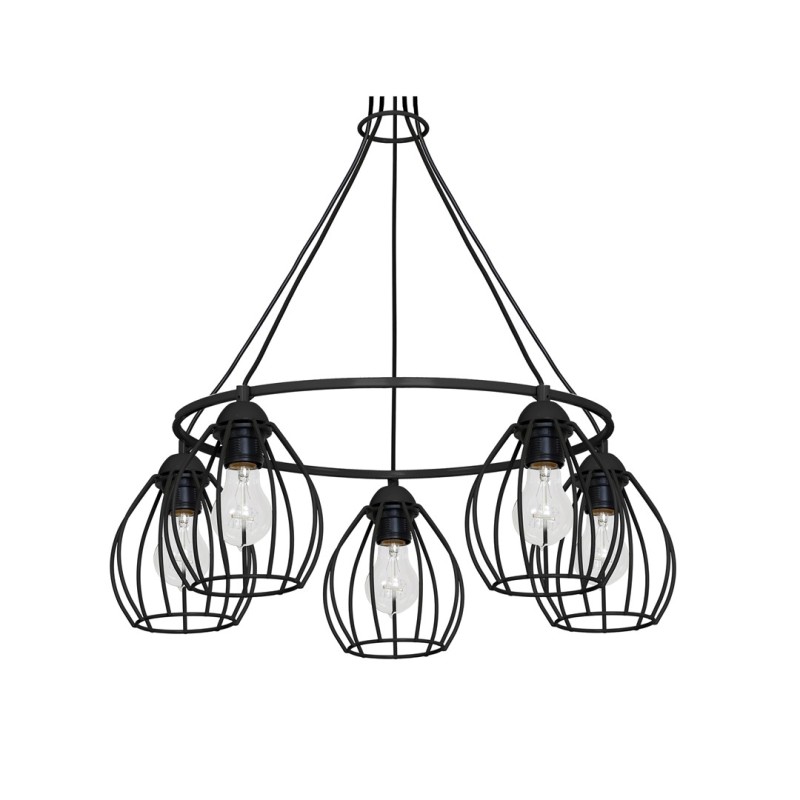 Lampa Wisząca DON BLACK 5xE27 MLP751