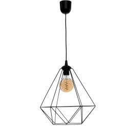 Lampa wisząca BASKET BLACK 1xE27 MLP7214