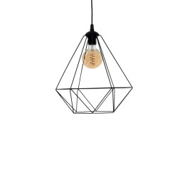 Lampa wisząca BASKET BLACK 1xE27 MLP7214