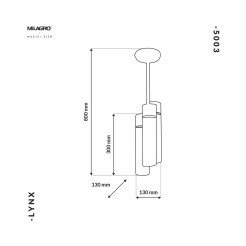 Lampa Wisząca LYNX 6xE14 MZ5003